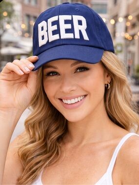 Blue Baseball Cap Baseball Hat BEER Baseball Cap Bud Light Hat Beer Baseball Cap